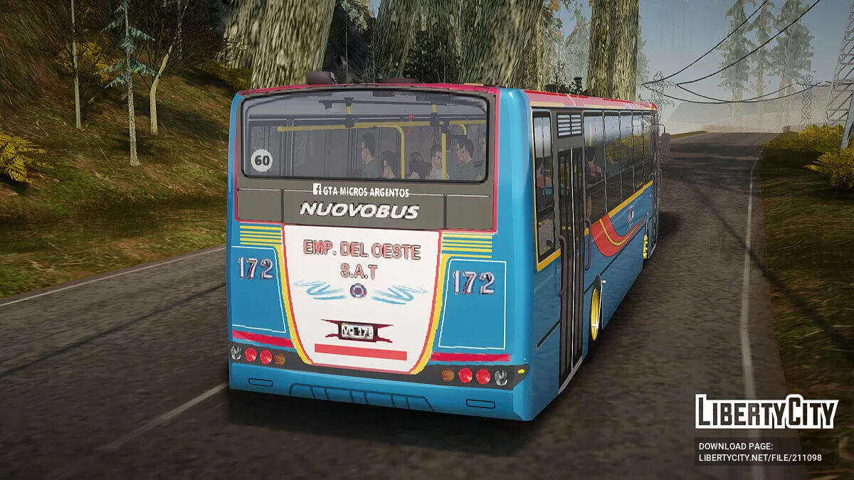 Nuovobus MB OF1418 Linea 302 / GTA San Andreas