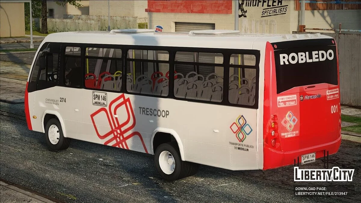 Buseta Chevrolet NQR Marcopolo / GTA San Andreas