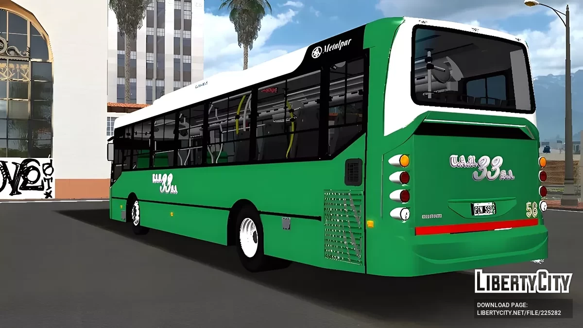 Metalpar Iguazú MB OH1618 Linea 33 / GTA San Andreas