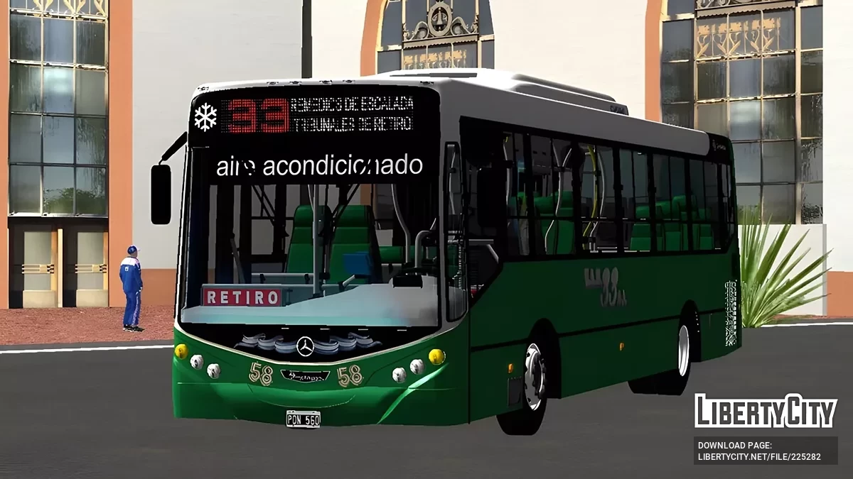 Metalpar Iguazú MB OH1618 Linea 33 / GTA San Andreas