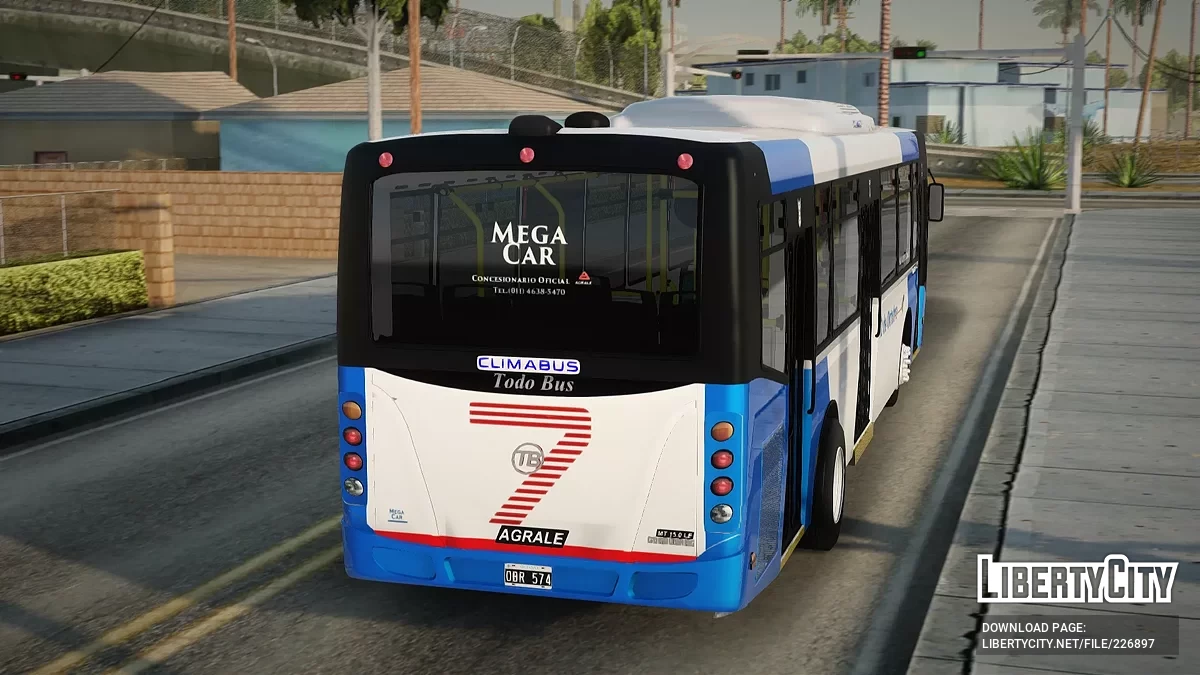 TodoBus Agrale MT15 Linea 7 / GTA San Andreas