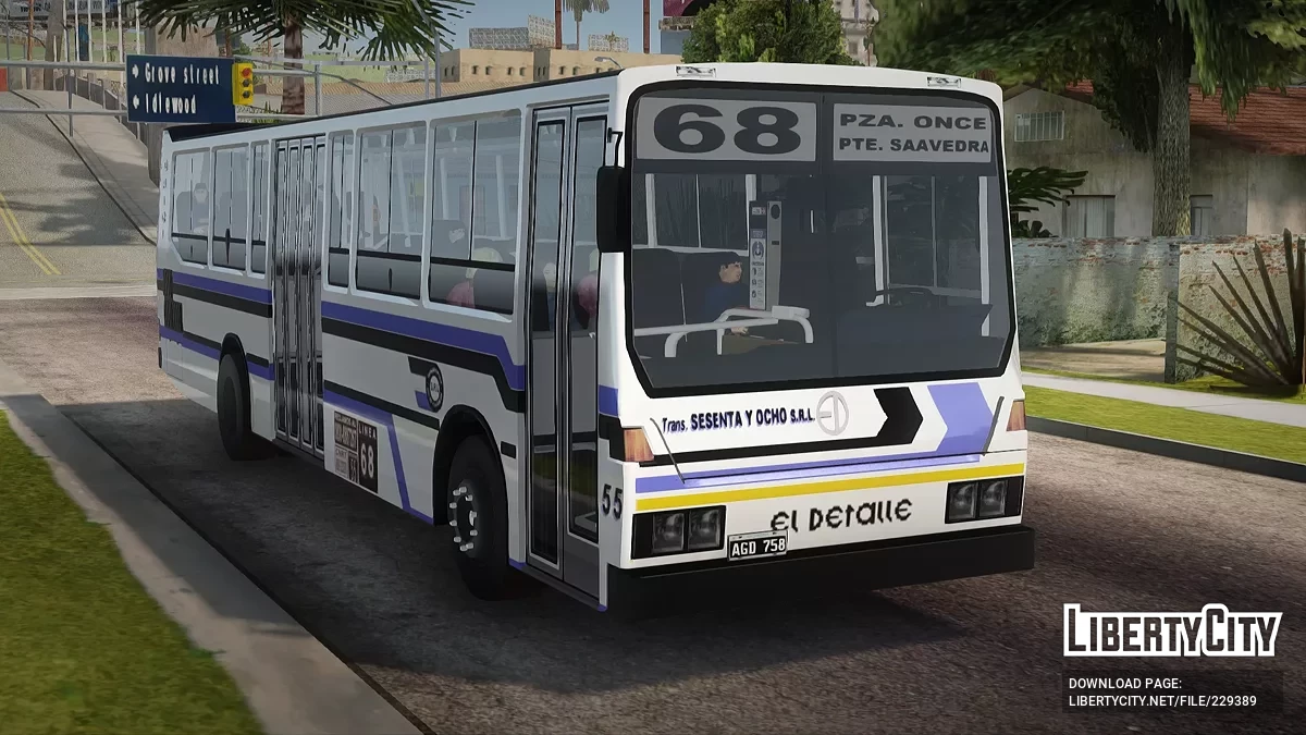 El Detalle OA101 Linea 68 Interno 55 / GTA San Andreas