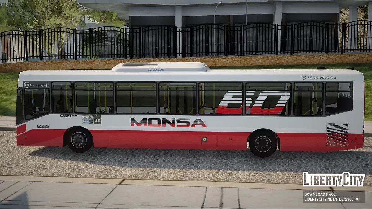 Linea 60 Todo Bus Agrale MT17 / GTA San Andreas