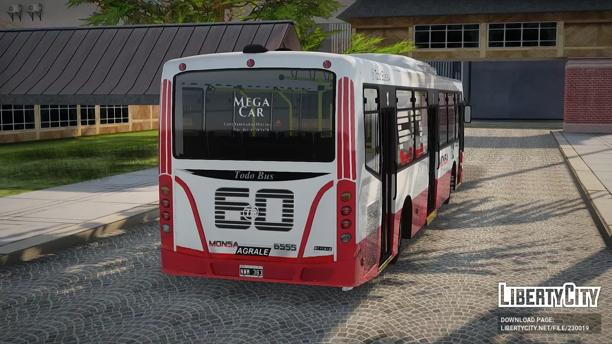Linea 60 Todo Bus Agrale MT17 / GTA San Andreas
