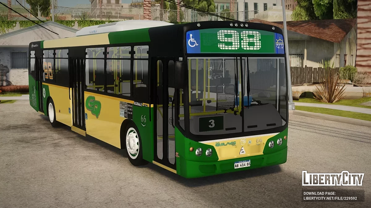 Linea 98 Todo Bus Agrale MT17 / GTA San Andreas