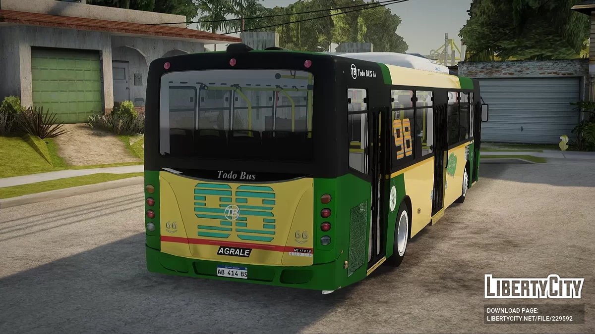 Linea 98 Todo Bus Agrale MT17 / GTA San Andreas