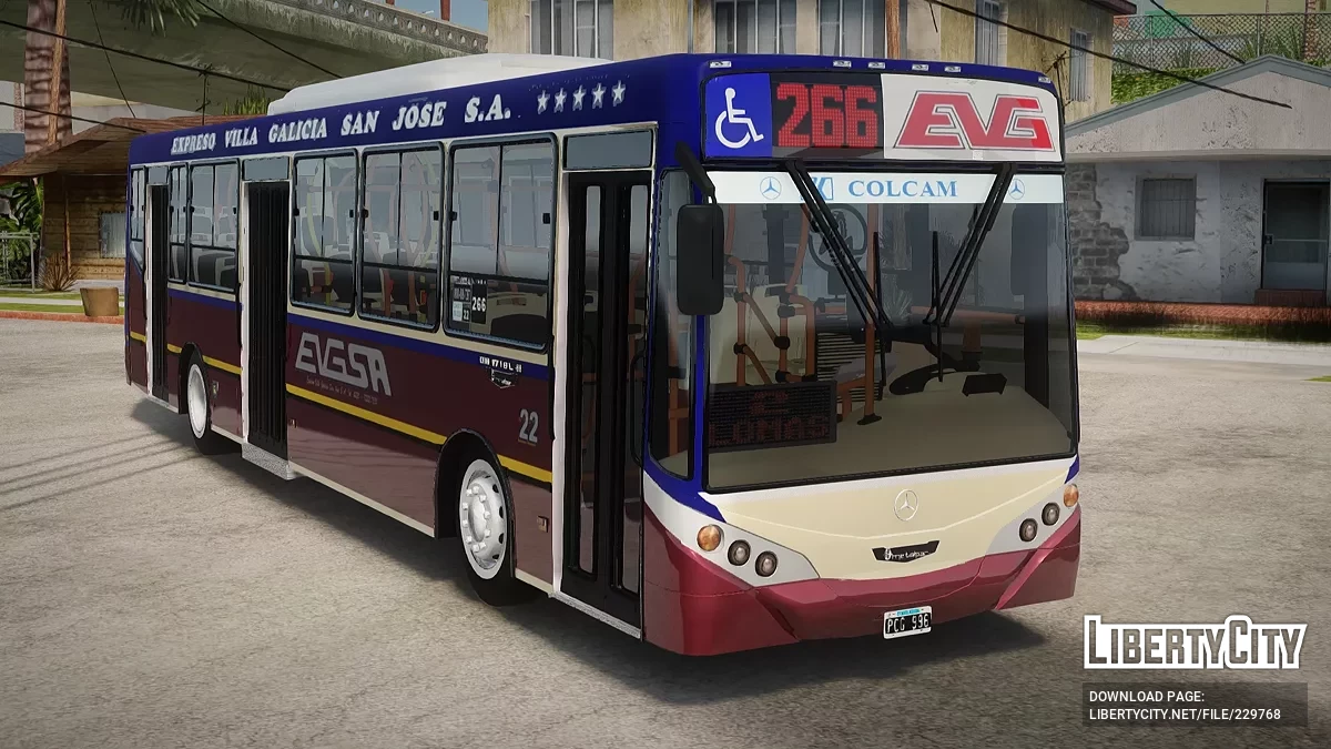 Metalpar Iguazu 2 Linea 266 Interno 22 / GTA San Andreas