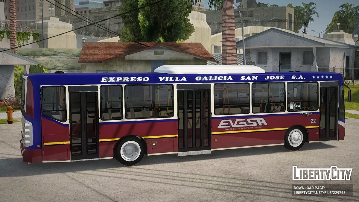Metalpar Iguazu 2 Linea 266 Interno 22 / GTA San Andreas