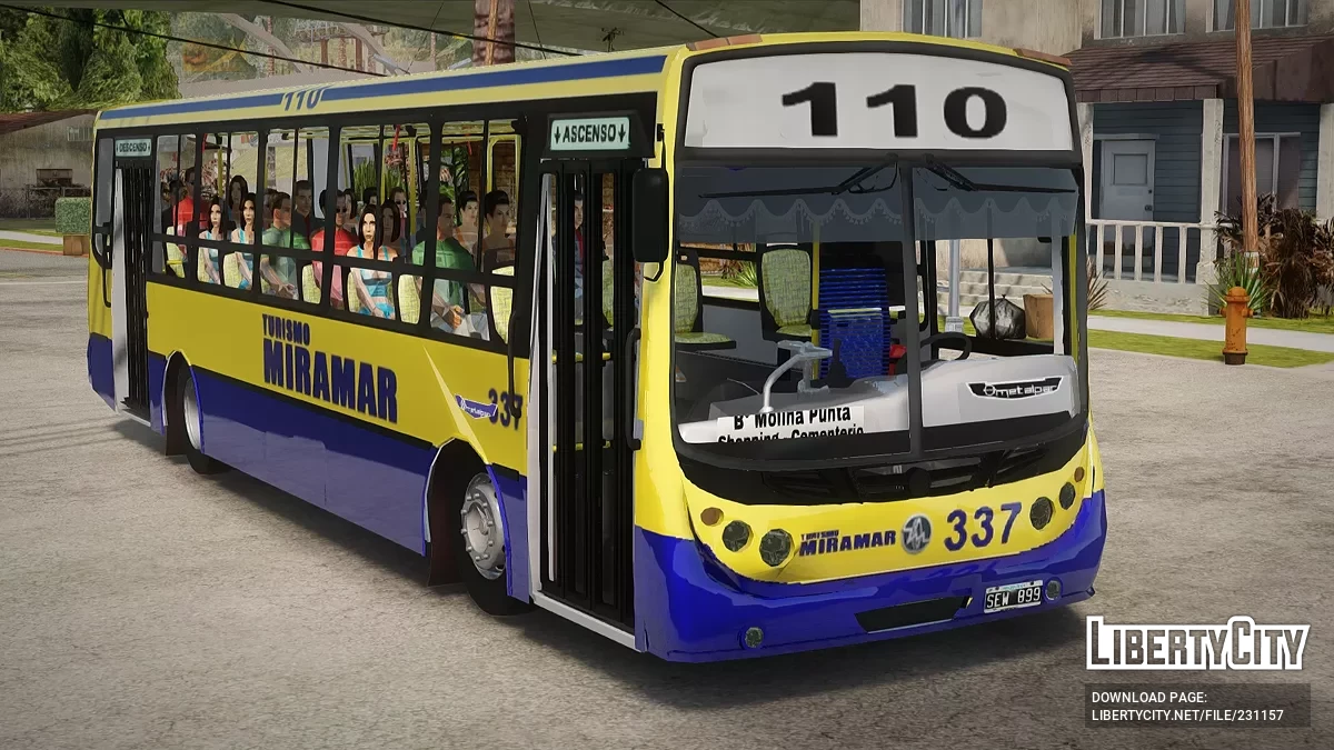 Metalpar Tronador I 1417 Empresa Turismo Miramar 110 / GTA San Andreas