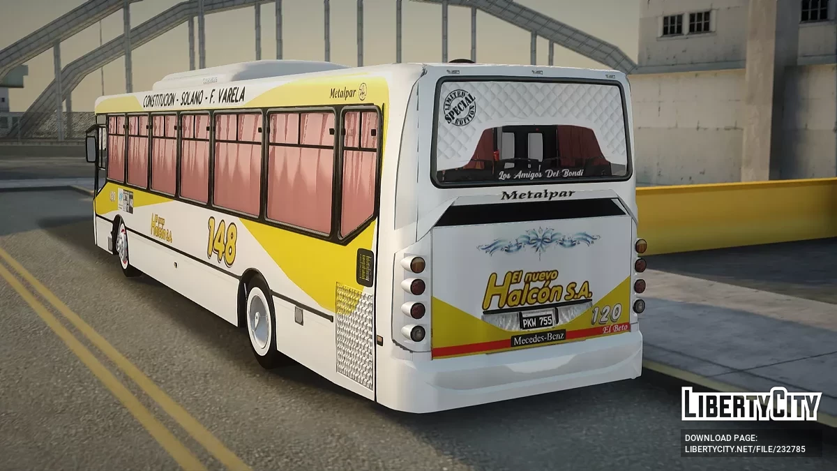 Metalpar Iguazu 2 OH 1718 Linea 148 Interno 120 / GTA San Andreas
