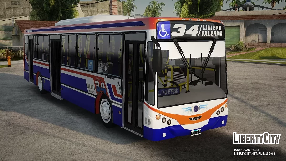 Metalpar Iguazu 2 OH 1718 Linea 34 / GTA San Andreas
