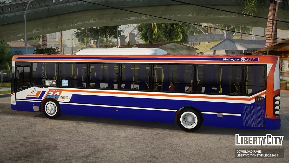Metalpar Iguazu 2 OH 1718 Linea 34 / GTA San Andreas