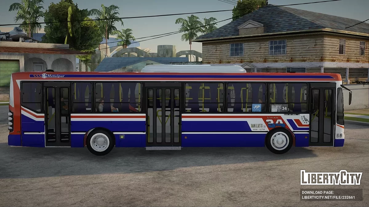 Metalpar Iguazu 2 OH 1718 Linea 34 / GTA San Andreas