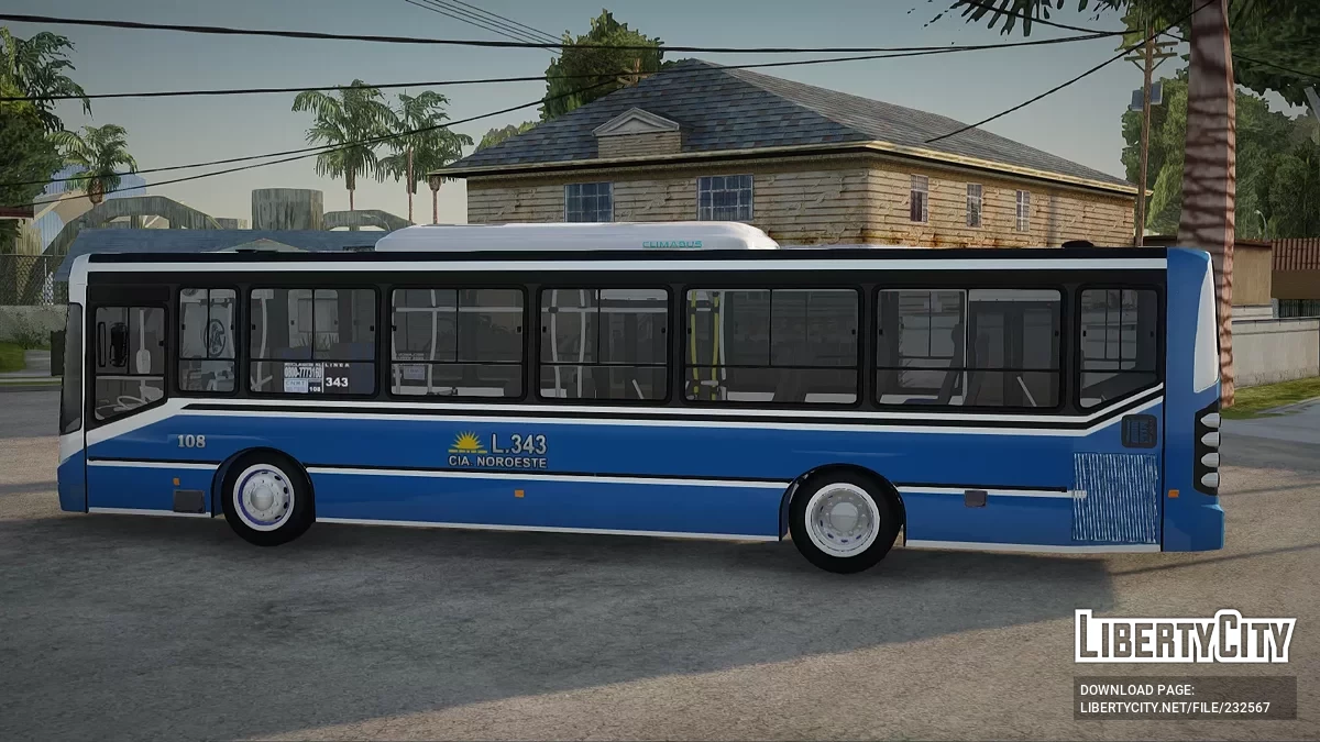 Metalpar Iguazu 2 OH1618 Linea 343 / GTA San Andreas