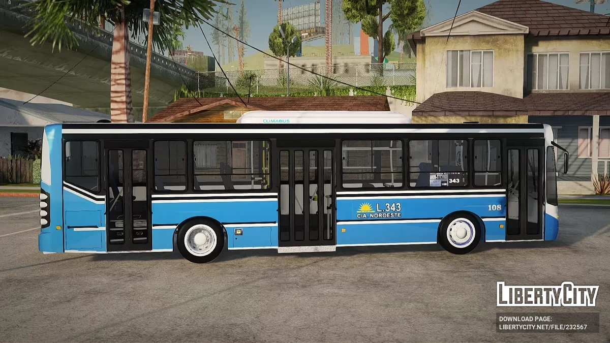 Metalpar Iguazu 2 OH1618 Linea 343 / GTA San Andreas