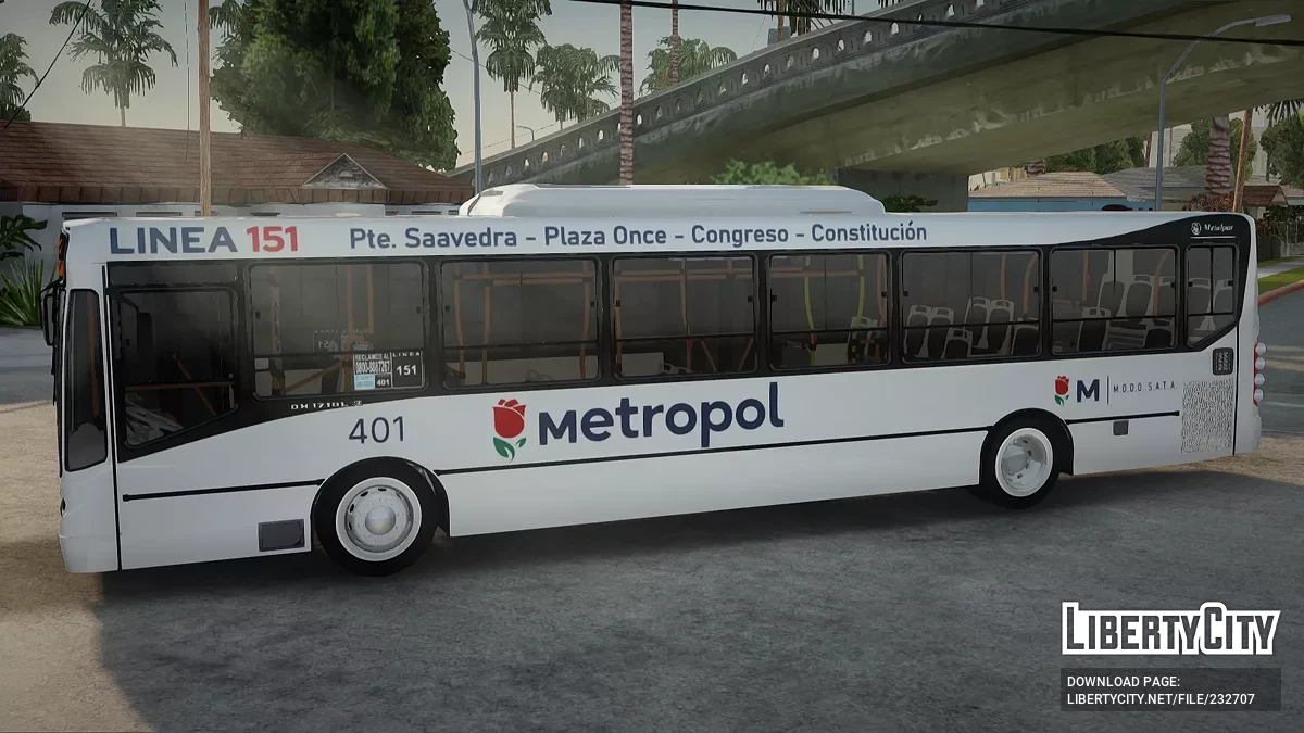 Metalpar Iguazu 2 OH1718 Linea 151 / GTA San Andreas