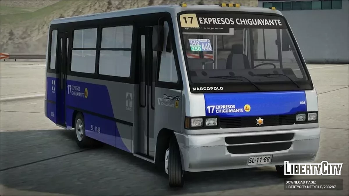 Marcopolo Senior GV LO-814 Versión Urbana / GTA San Andreas