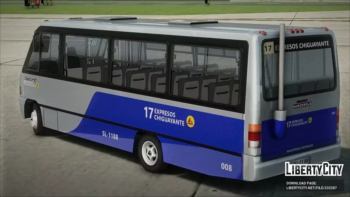 Marcopolo Senior GV LO-814 Versión Urbana / GTA San Andreas