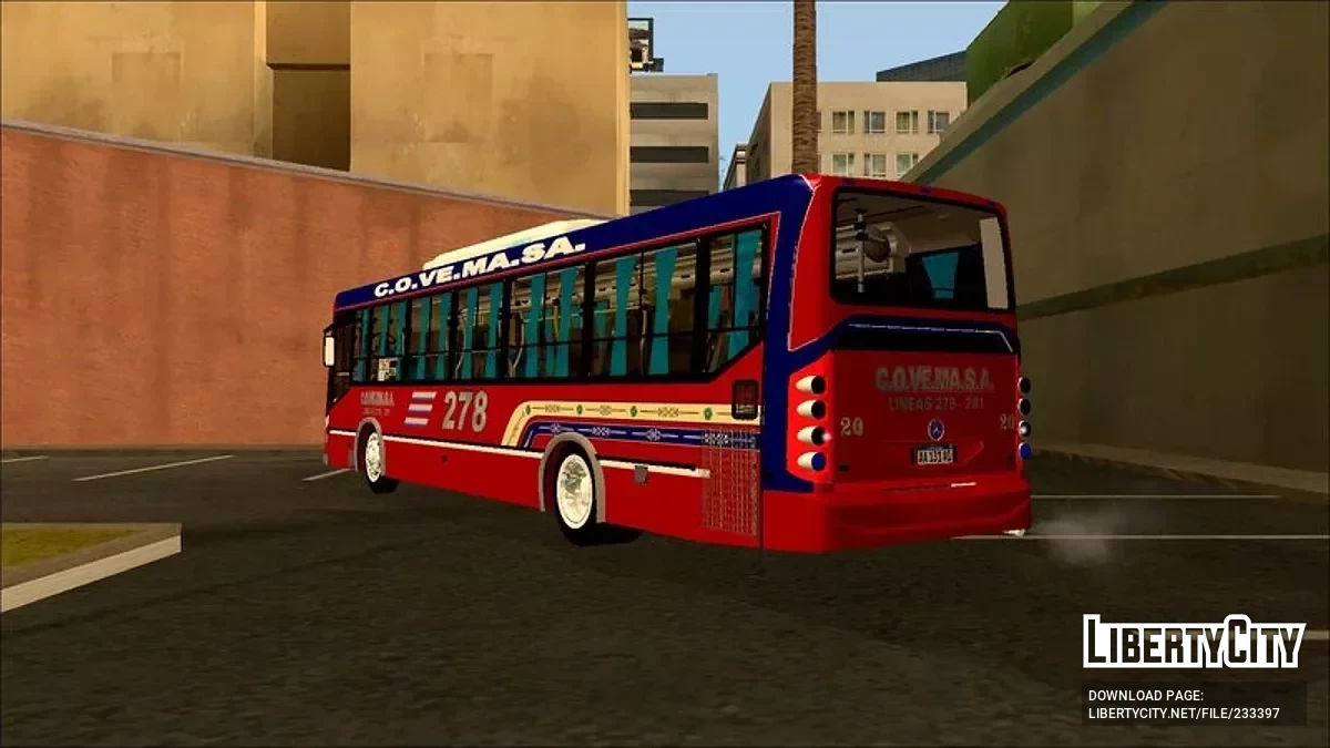Metalpar Iguazu 2 OH 1618 Linea 278 / GTA San Andreas