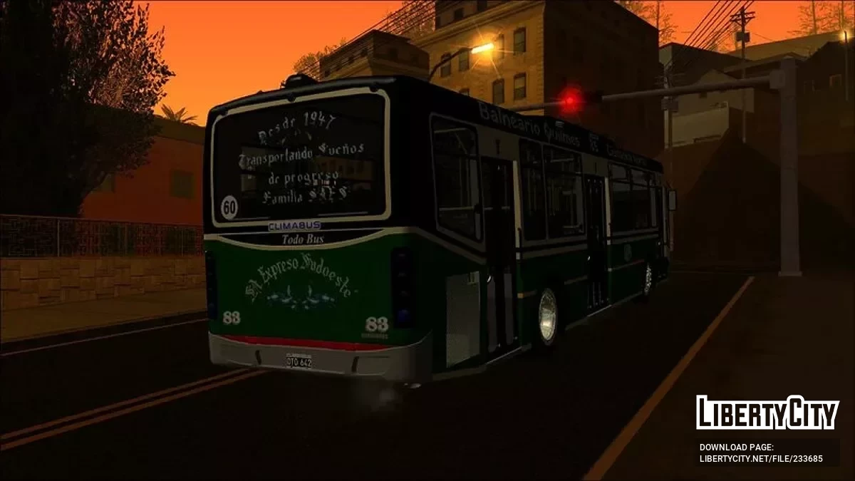 Todo Bus Pompeya II Agrale MT15 Linea 85 / GTA San Andreas