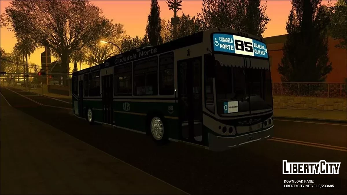 Todo Bus Pompeya II Agrale MT15 Linea 85 / GTA San Andreas
