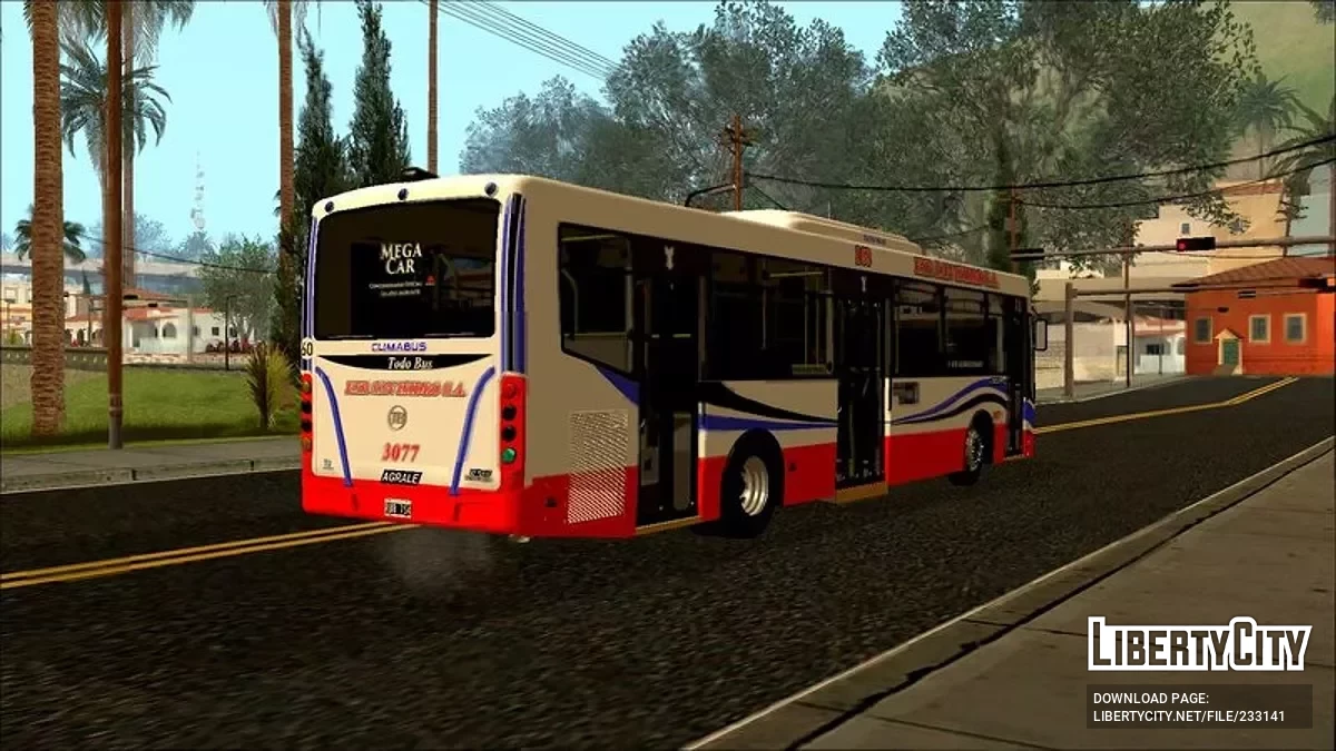 Todo Bus Pompeya II Agrale MT15 Linea 168 / GTA San Andreas