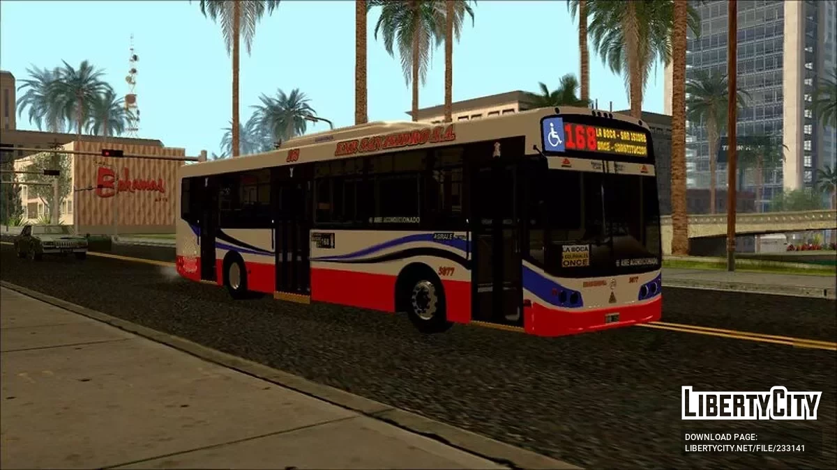 Todo Bus Pompeya II Agrale MT15 Linea 168 / GTA San Andreas