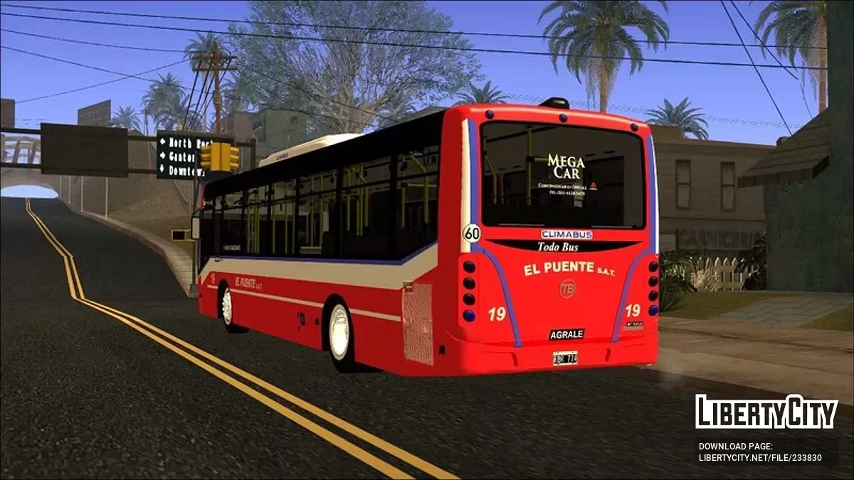 Todo Bus Pompeya II Agrale MT15 Linea 128 / GTA San Andreas
