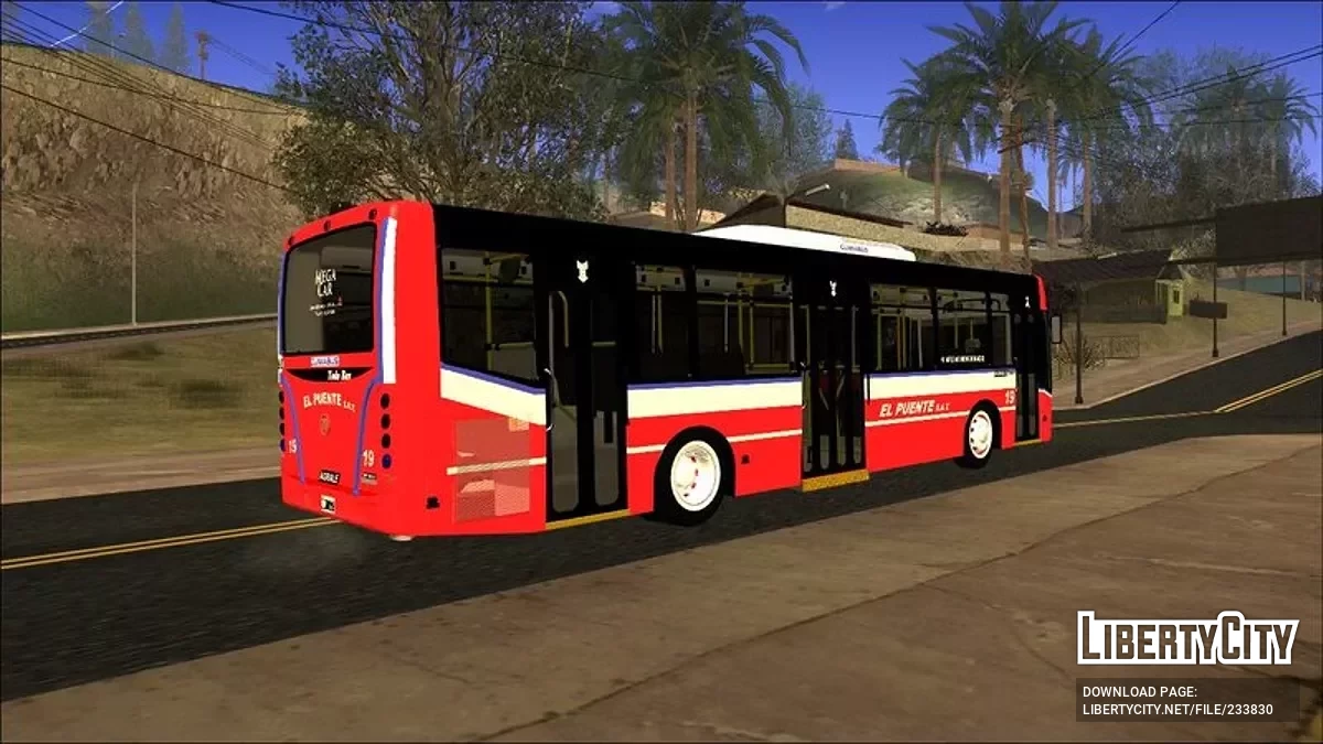 Todo Bus Pompeya II Agrale MT15 Linea 128 / GTA San Andreas