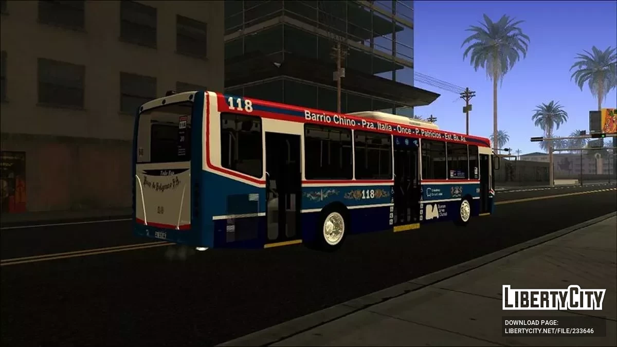 Todo Bus Pompeya II Agrale MT17 Linea 118 / GTA San Andreas