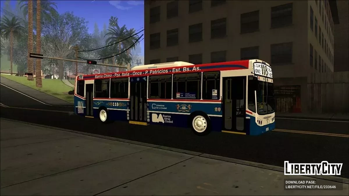 Todo Bus Pompeya II Agrale MT17 Linea 118 / GTA San Andreas