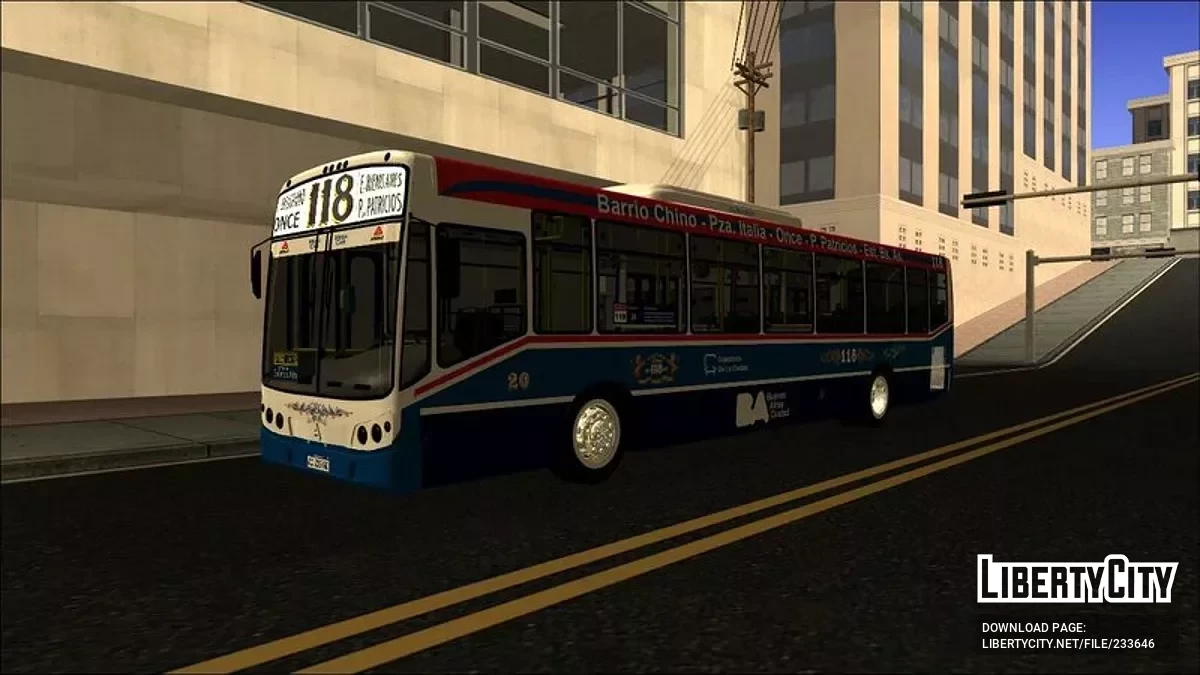 Todo Bus Pompeya II Agrale MT17 Linea 118 / GTA San Andreas