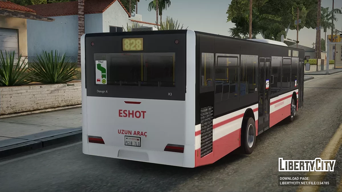 Городской автобус Измира, маршрут 828 / GTA San Andreas