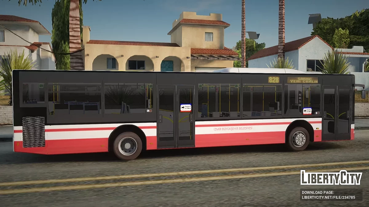 Городской автобус Измира, маршрут 828 / GTA San Andreas