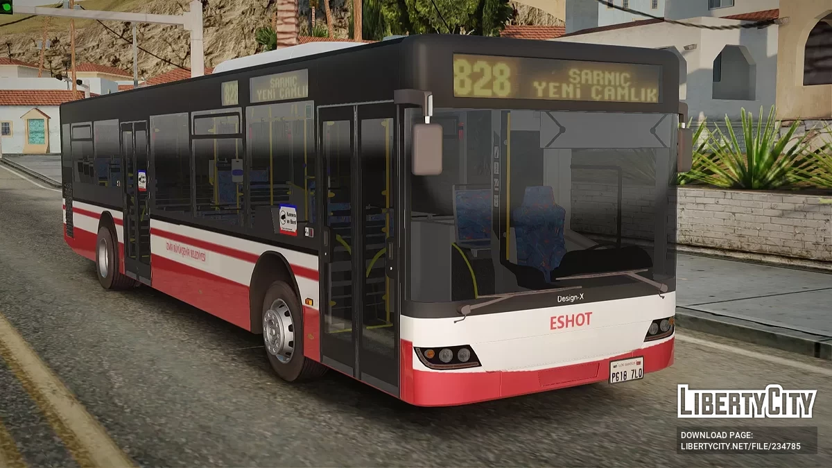 Городской автобус Измира, маршрут 828 / GTA San Andreas