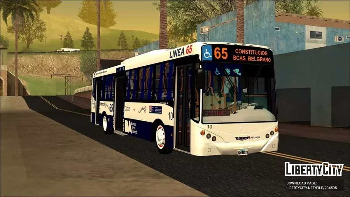 Metalpar Iguazu 2 OH 1718 Linea 65 Ploteo B.A. / GTA San Andreas
