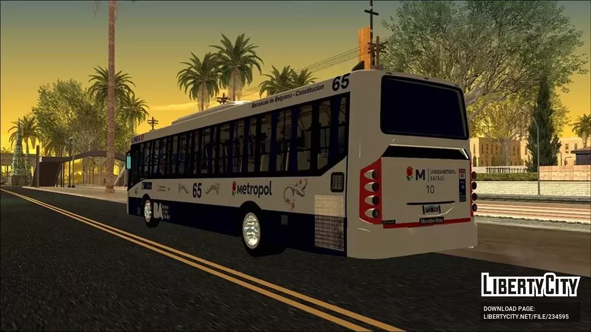 Metalpar Iguazu 2 OH 1718 Linea 65 Ploteo B.A. / GTA San Andreas