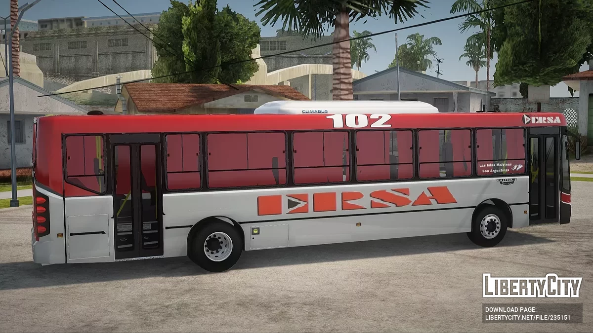 Metalpar Iguazu Linea 102 Laguna Brava / GTA San Andreas