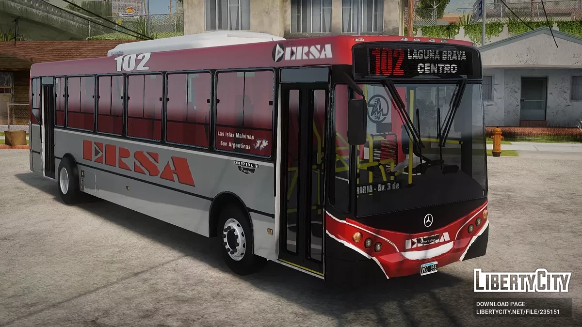 Metalpar Iguazu Linea 102 Laguna Brava / GTA San Andreas