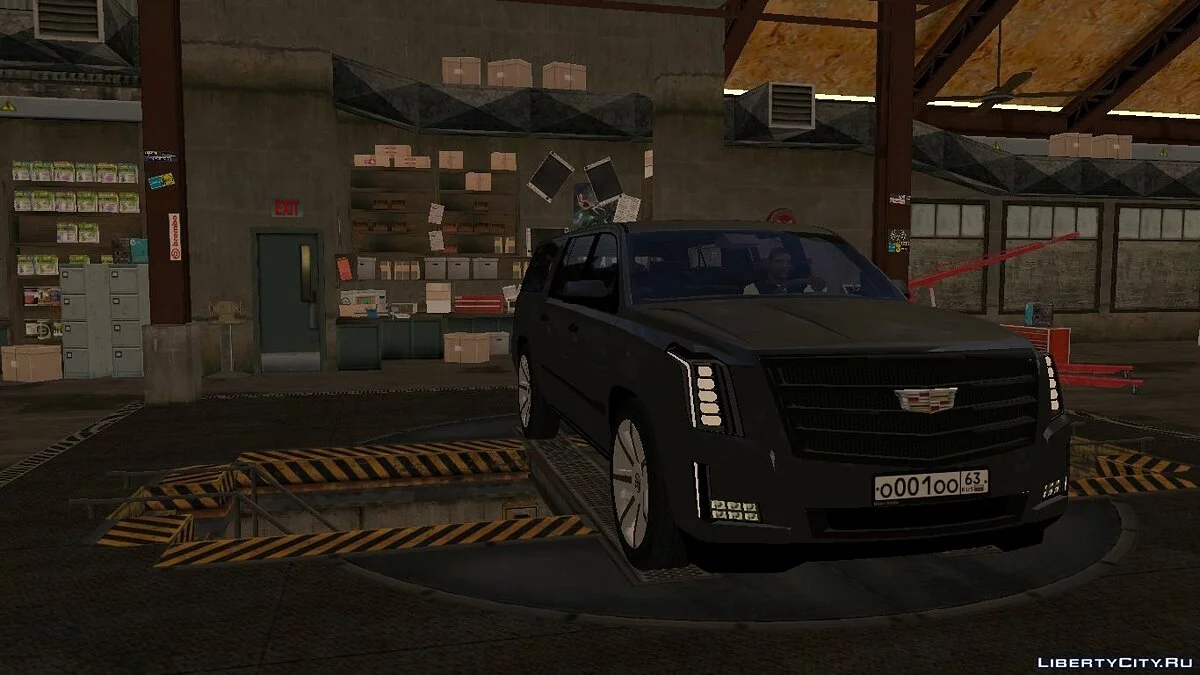 Cadillac Escalade ESV с тюнингом / GTA San Andreas