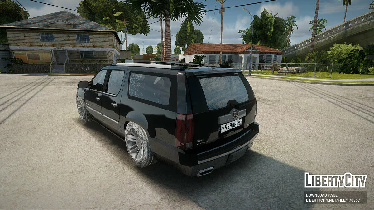 Cadillac Escalade Зимняя версия / GTA San Andreas