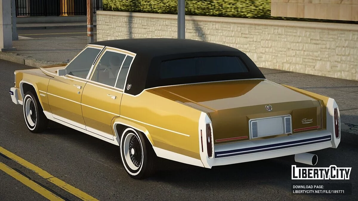 1980 Cadillac Fleetwood Brougham Low Rider / GTA San Andreas
