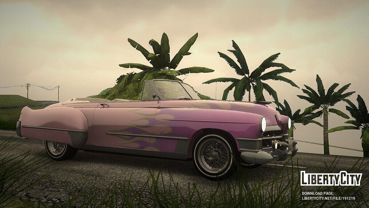 Скачать Cadillac Sixty-Two Convertible (6267) 1949 для GTA San Andreas