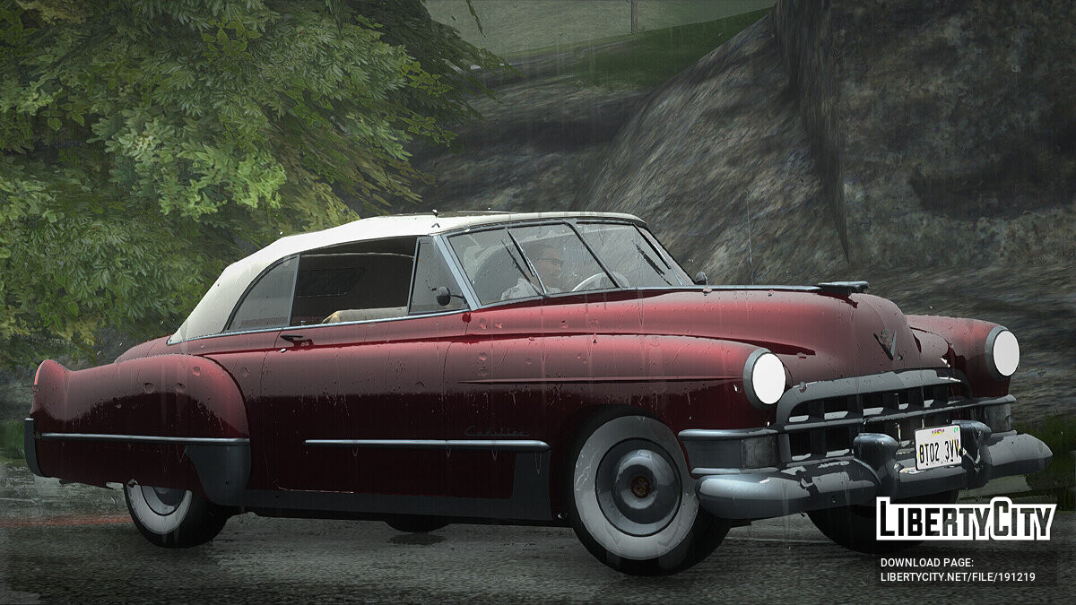 Скачать Cadillac Sixty-Two Convertible (6267) 1949 для GTA San Andreas