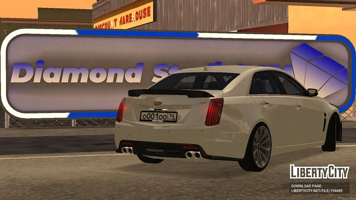 Cadillac CTS-V + CCD / GTA San Andreas