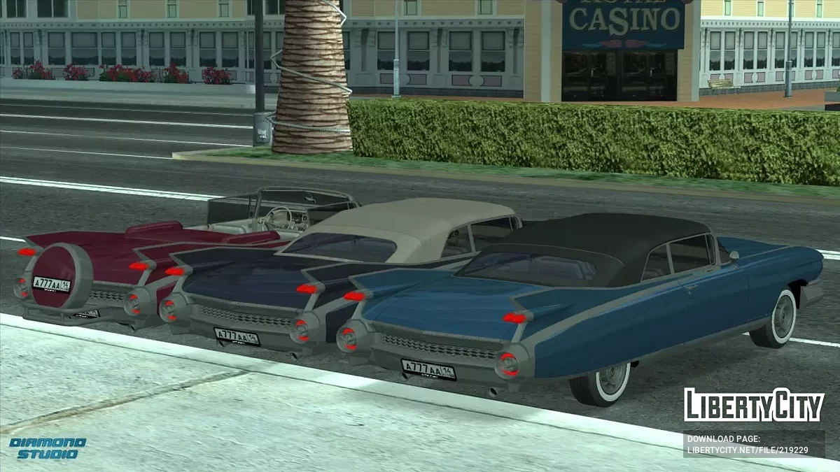 Cadillac Eldorado 1957-1959 + CCD / GTA San Andreas