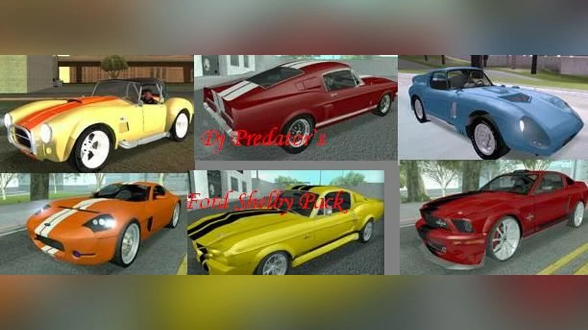 Ford Shelby Pack / GTA San Andreas