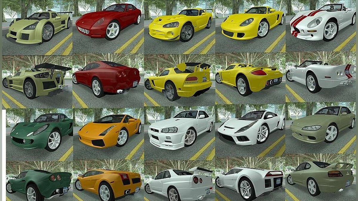 FM3 Cars Convents для GTA San Andreas - Картинка #1