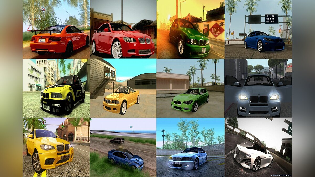 GTA San Andreas car Pack