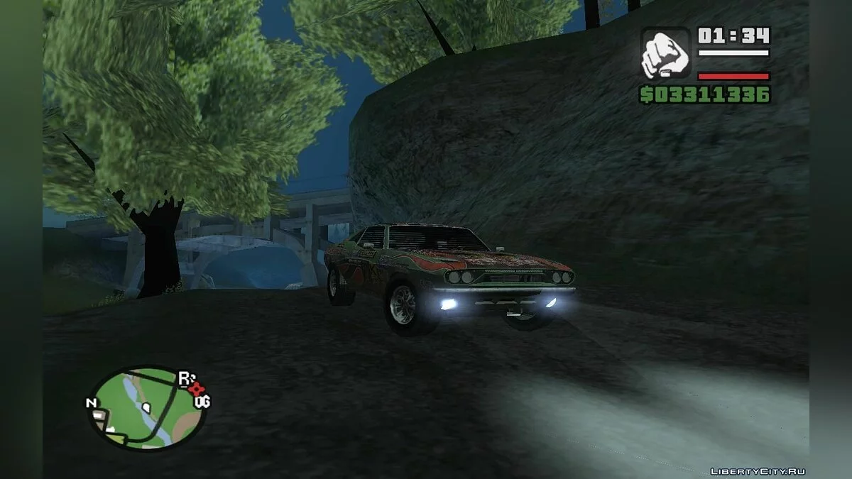 Три модели автомобилей из игры FlatOut / GTA San Andreas